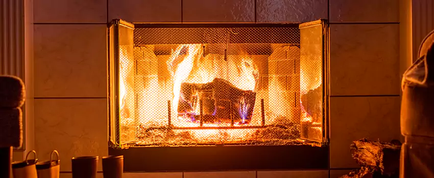 Mendota Hearth Landscape Fireplace Installation in Coeur d'Alene, Idaho